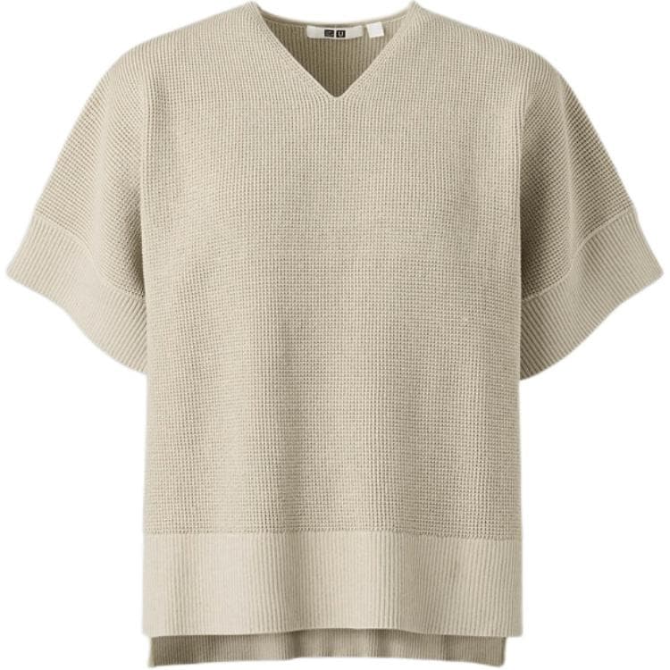 Кофта UNIQLO U Темный бежевый Женские Трикотаж - изображение 1