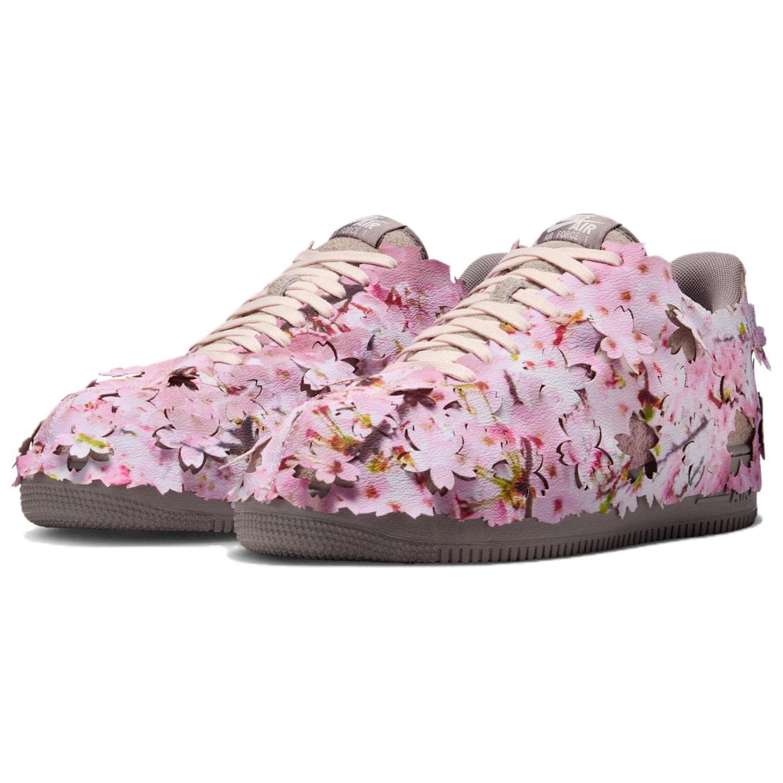 Кроссовки Nike Air Force 1 Скейтборд Кроссовки Мужские Серый Розовый - изображение 3