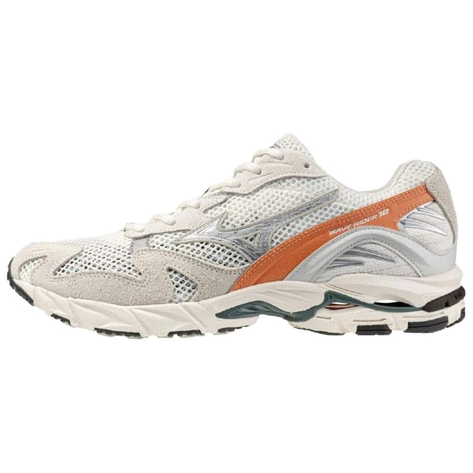 Кроссовки для бега Mizuno Wave Rider 10 Повседневные беговые кроссовки Унисекс Экрю - изображение 1