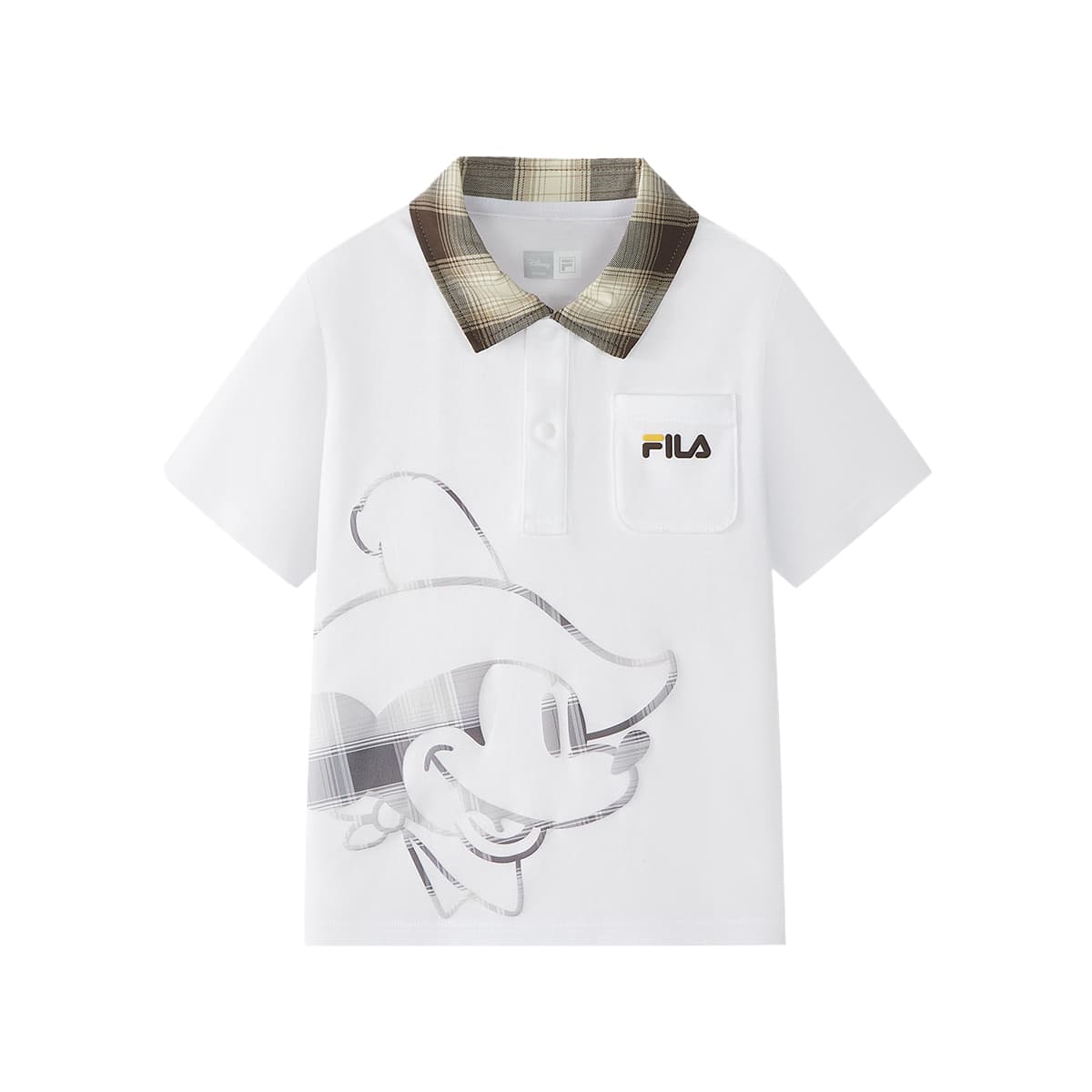 FILA KIDS Поло Стандартное Белое Детское - изображение 1