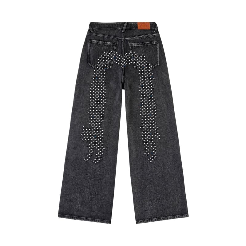 Джинсы EVISU Denim Черные Женские Джинсы - изображение 1