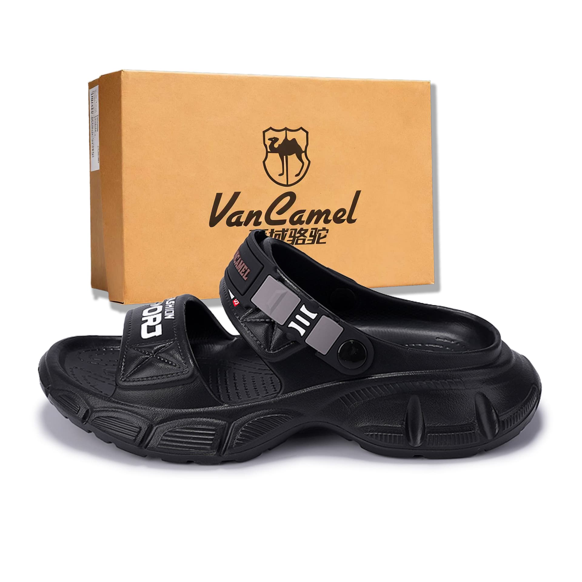 Шлёпанцы VanCamel One Шнуровки Сандалии 5 см Высота Увеличение Унисекс - изображение 1