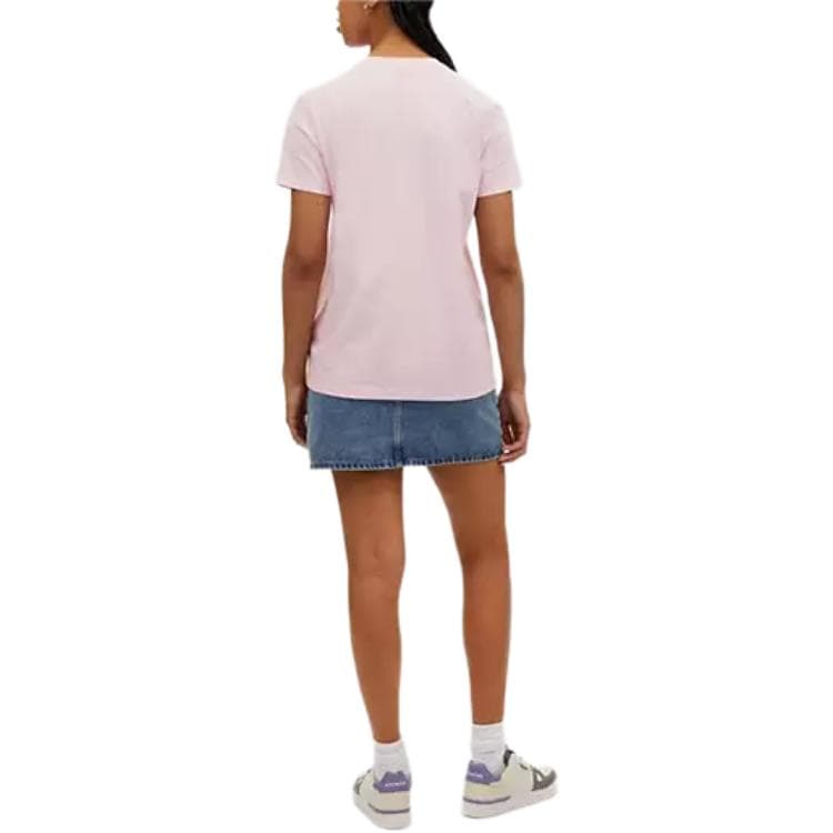 Футболка COACH SS23 Logo Print T-Shirt Pink - изображение 4