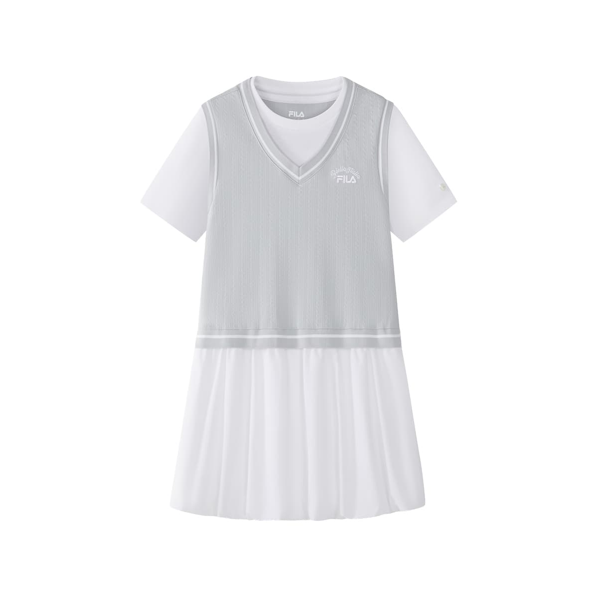 FILA KIDS Прекрасный мир Серый Детские Платья - изображение 1