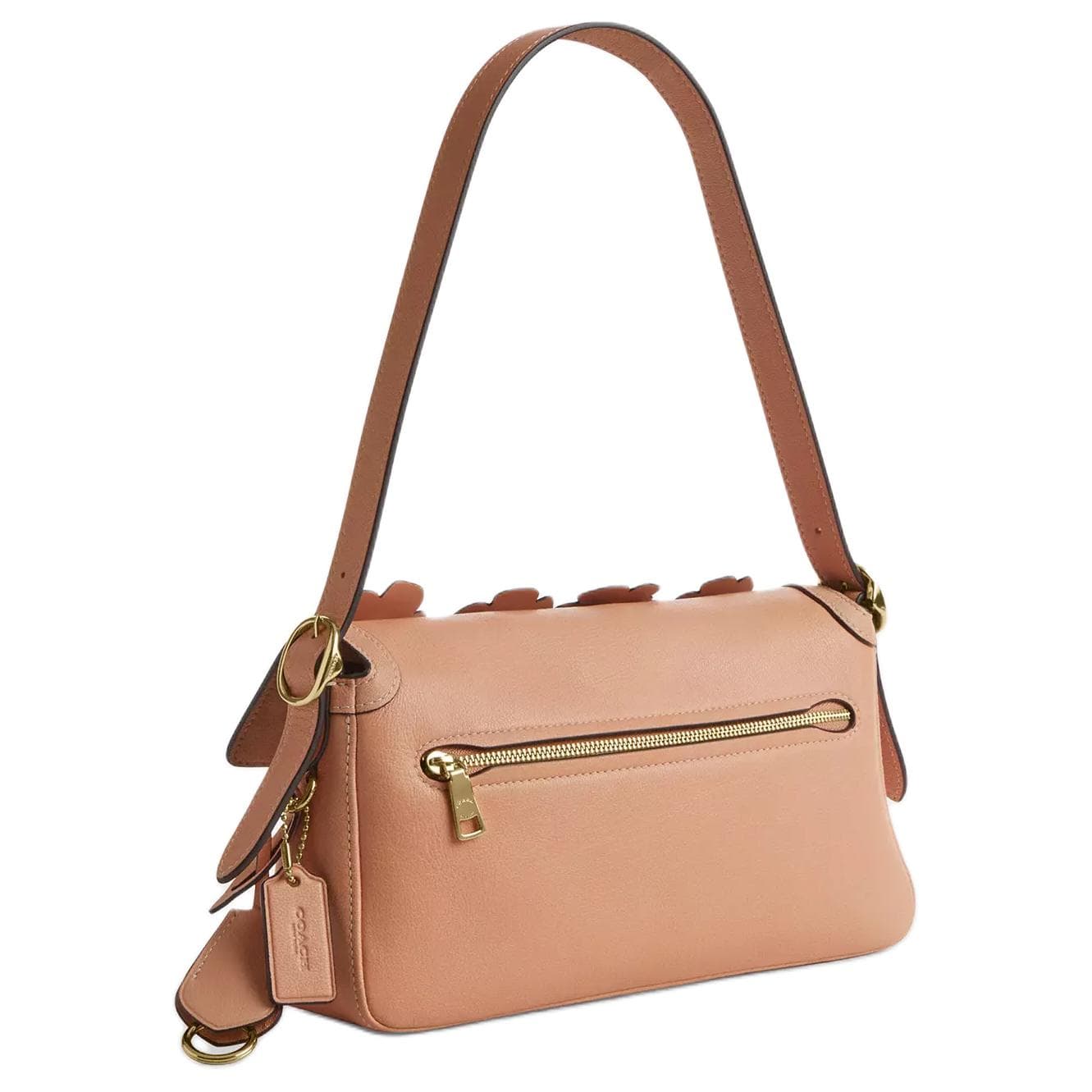 Мини-сумка COACH Etta Кожа Плечевая Сумка Маленькая Женская Светло-Розовая - изображение 2