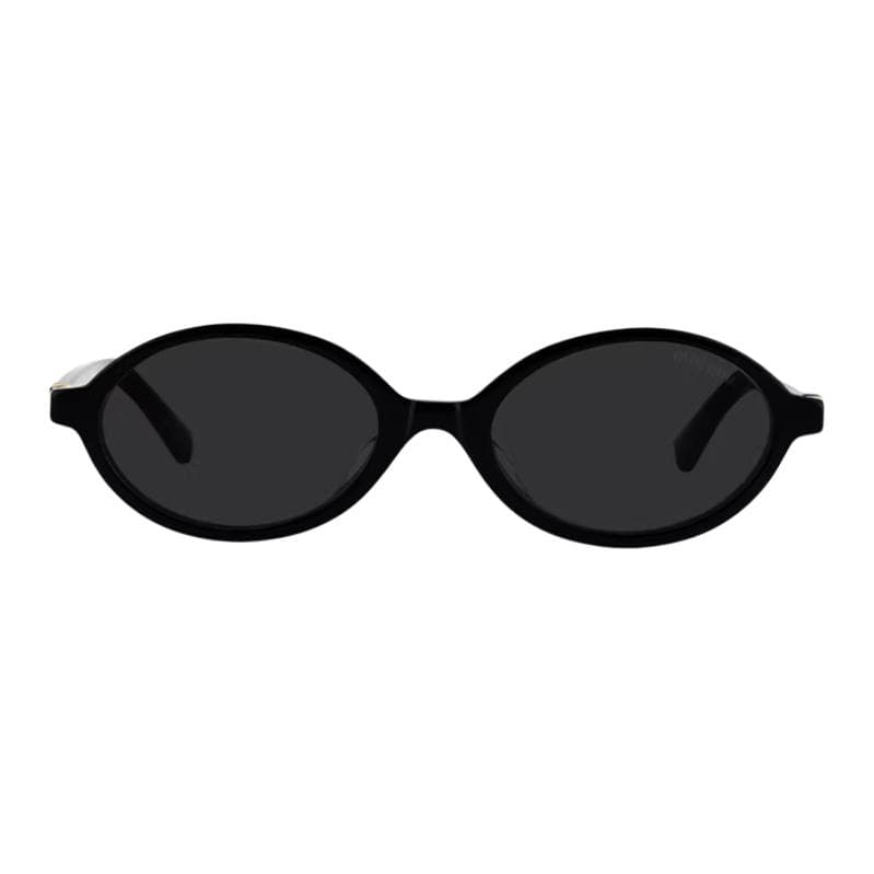 Солнцезащитные очки MIU MIU ОВАЛЬНЫЕ СОЛНЦЕЗАЩИТНЫЕ ОКЛЮЧКИ Женские Черные - изображение 2