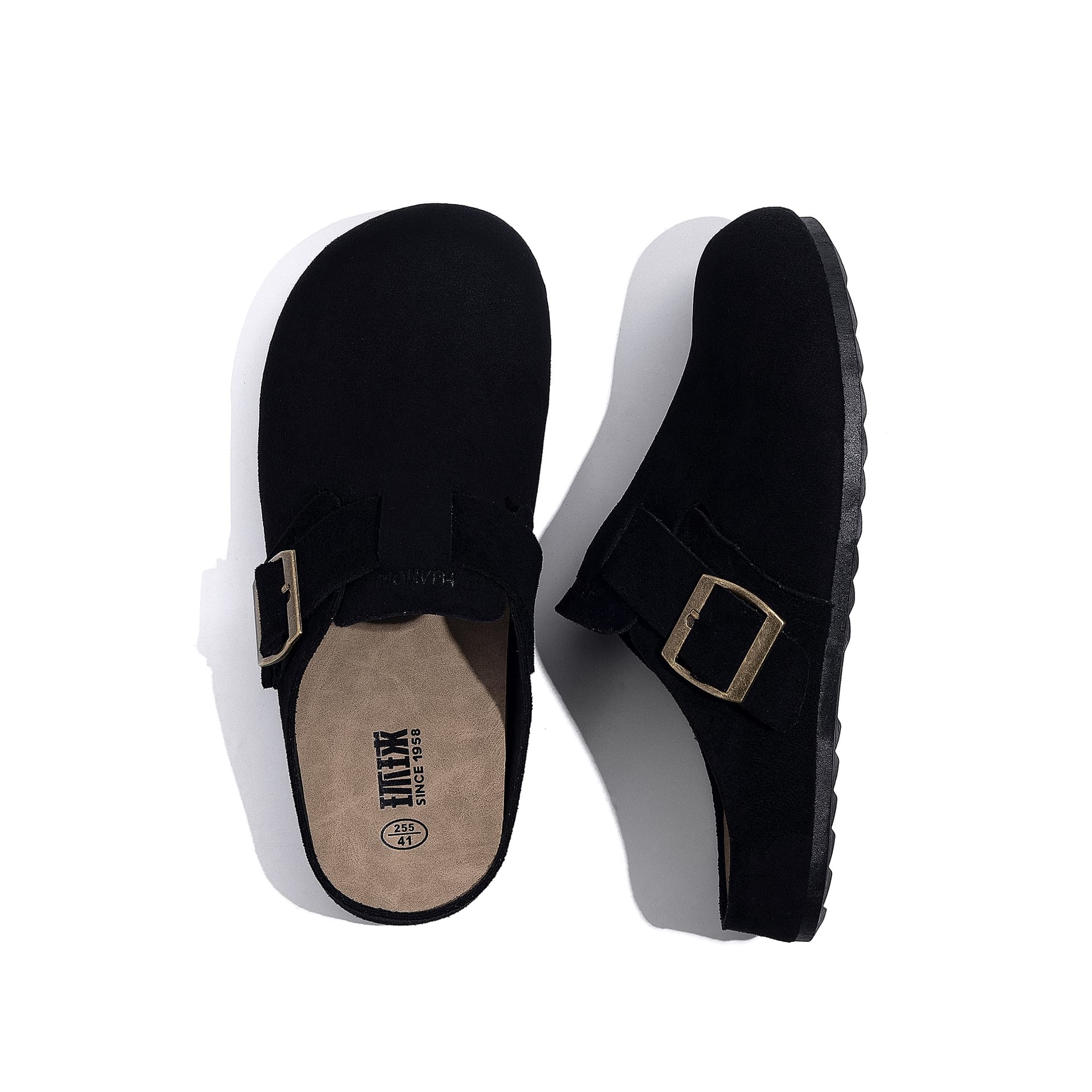 Сандалии HUANQIU Высота Увеличивающая Легкая Обувь Birkenstock Мужская Черная - изображение 5