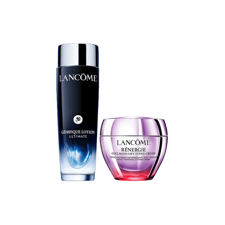Маска для лица LANCOME Little Черный Набор для ухода за кожей с водной сывороткой и кремом увлажняющий 150 мл + 50 мл - изображение 1