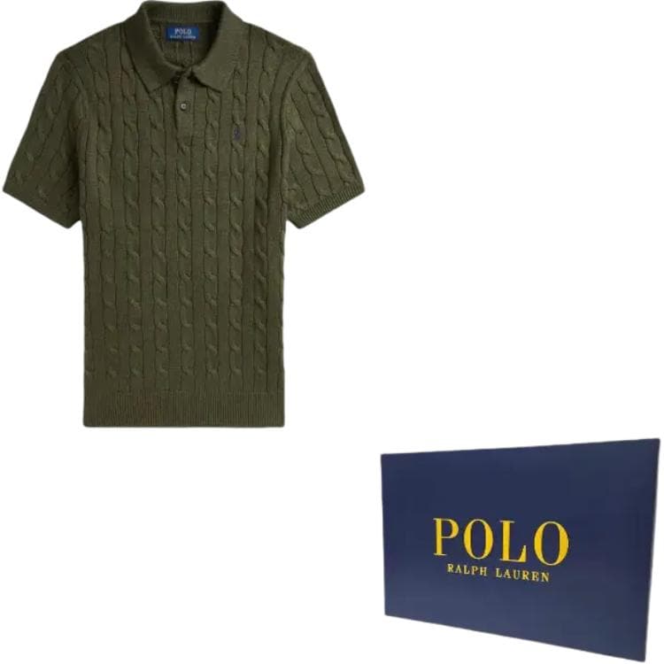 Polo Ralph Lauren SS25 Трикотаж Стандартный Размер Мужской Зеленый - изображение 4