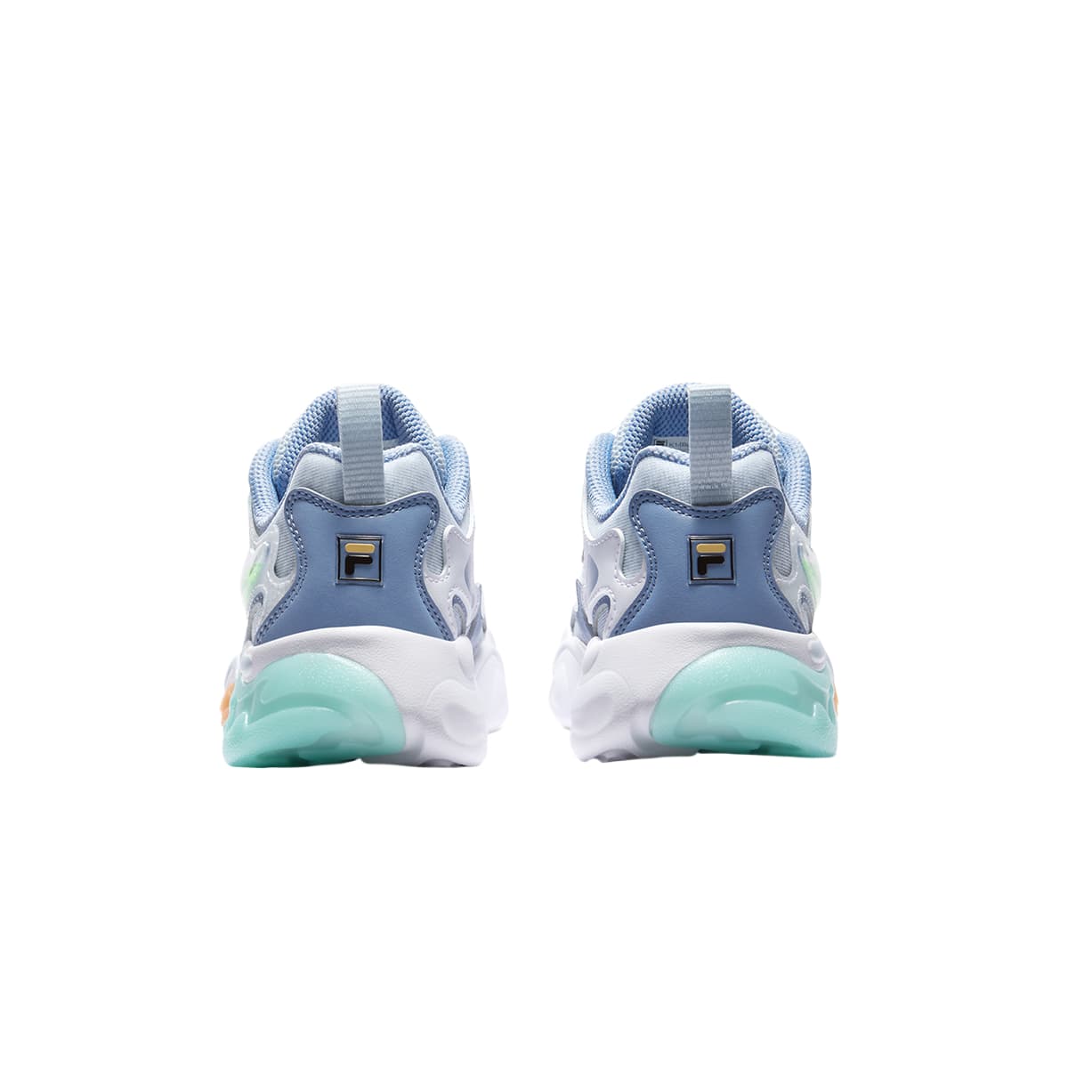 FILA KIDS Текстиль Синтетическая кожа Низкие кроссовки для тренировок Балет Синий FILA Белый Детский - изображение 4
