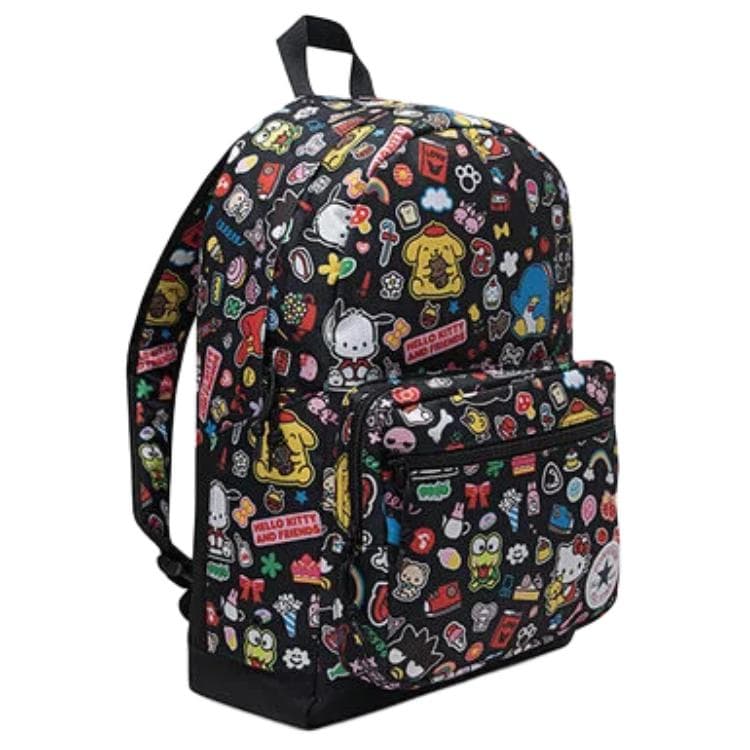Рюкзак Конверс x Hello Kitty And FRIENDS Коллаборация 600D Полиэстер Рюкзак Женский Черный - изображение 2