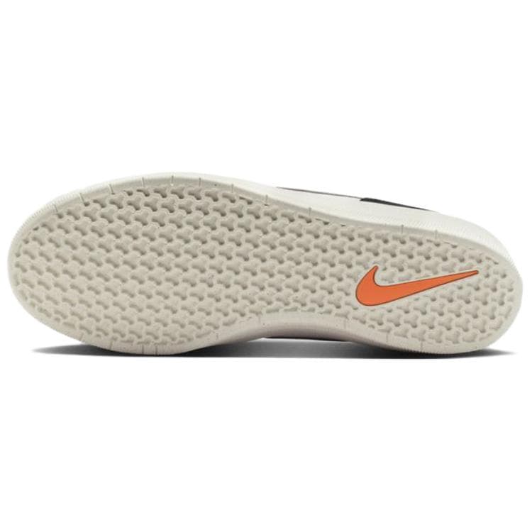 Кроссовки Nike SB FORCE 58 Текстиль Спилок коровьей кожи Скейтборд Обувь Унисекс Черный Белый Серый - изображение 7
