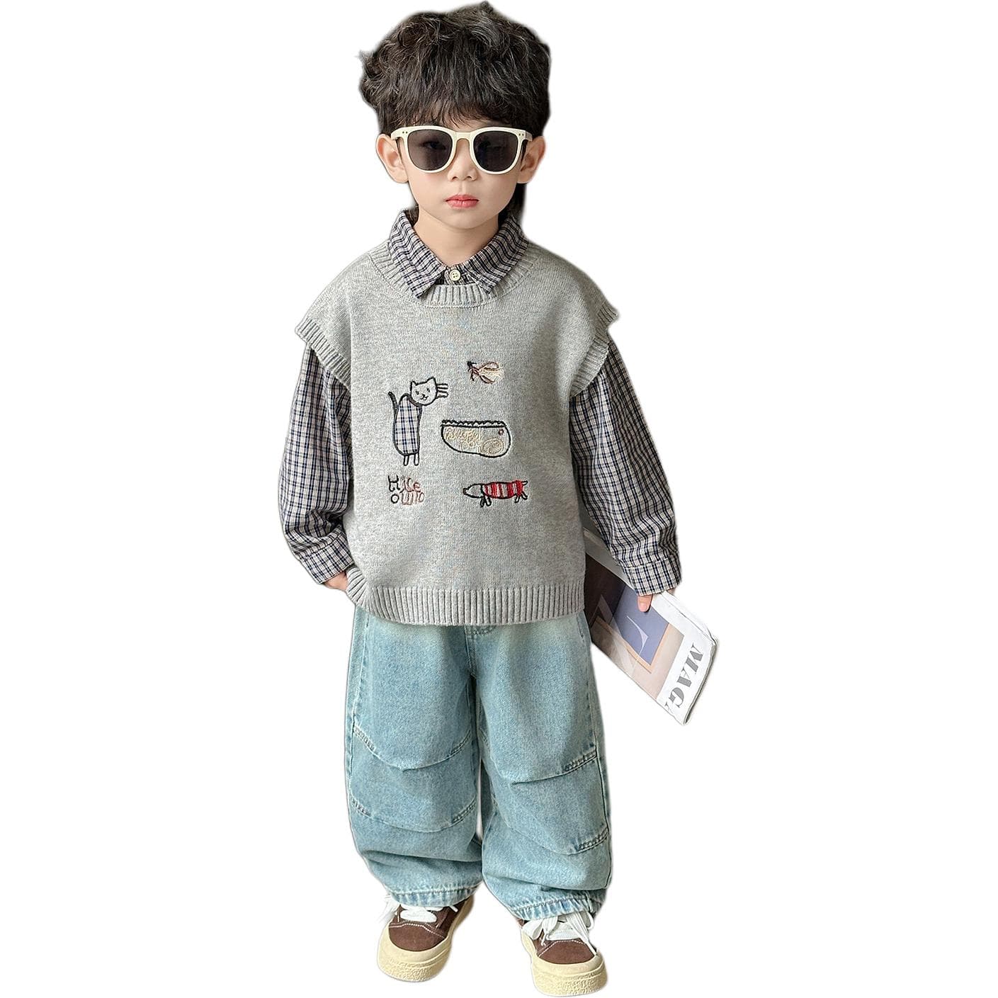 EASTERN CAMEL Серый Kids Повседневные спортивные костюмы Наборы - изображение 1