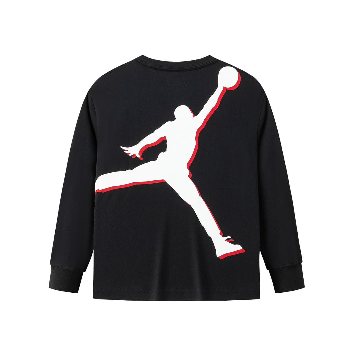 Футболка Jordan Длинный рукав Футболка Jumpman Логотип Принт Удобный Мягкий Подростки - изображение 2