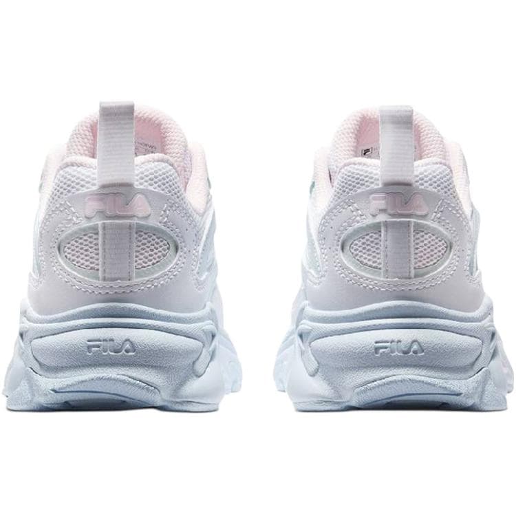 Кроссовки FILA KIDS Oтскок Дышащий Поддержка Low Топ Детские беговые кроссовки Освежающий вариант Ледяной синий Розовый Подростки - изображение 4