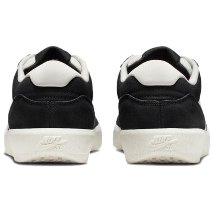 Кроссовки Nike SB FORCE 58 Текстиль Спилок коровьей кожи Скейтборд Обувь Унисекс Черный Белый Серый - изображение 6