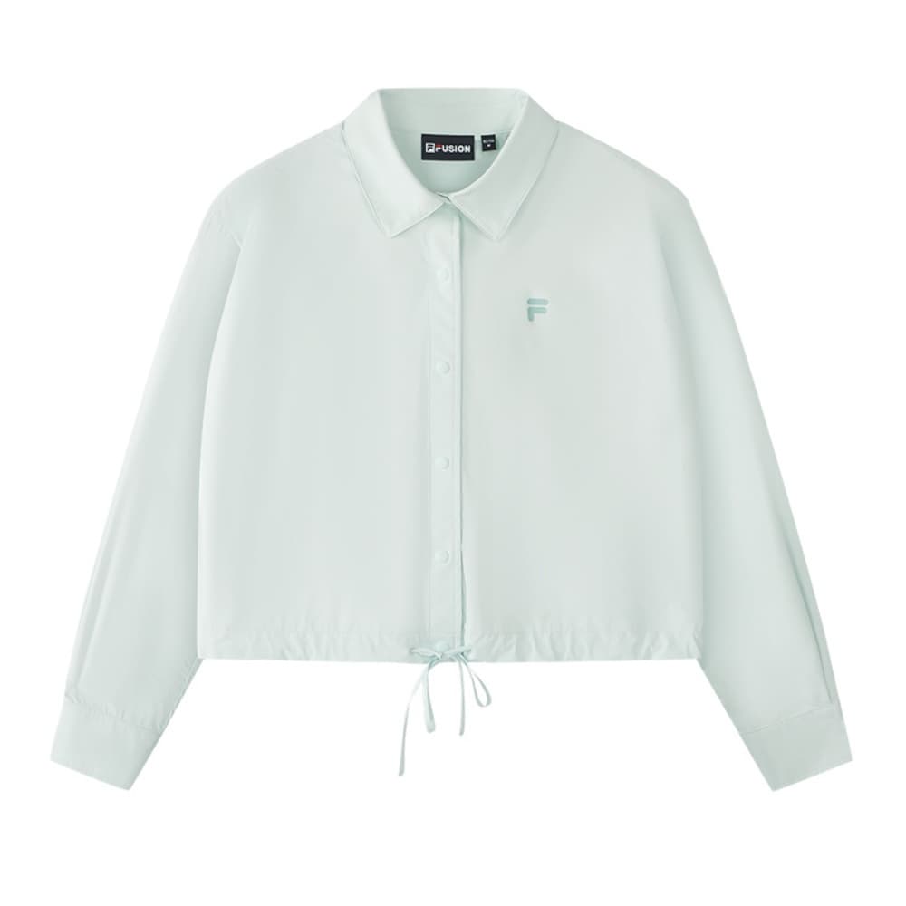 Куртка FILA FUSION FUSIONEER Куртка Женская Освежающий вариант Вязаный зеленый - изображение 1