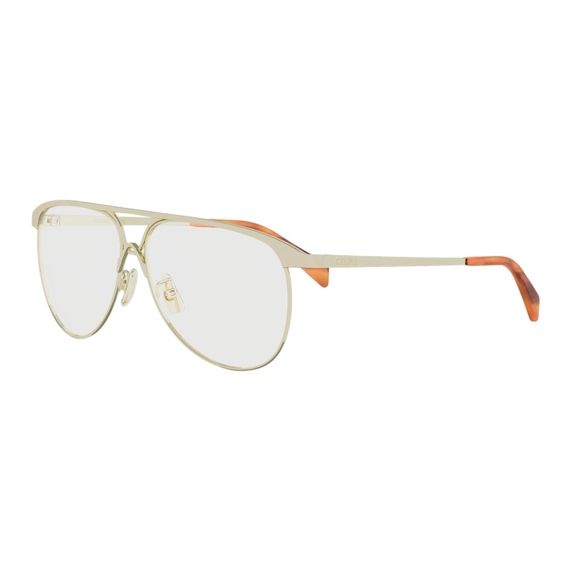 Оправа CELINE Aviator Очки с диоптриями Женские Золото - изображение 1