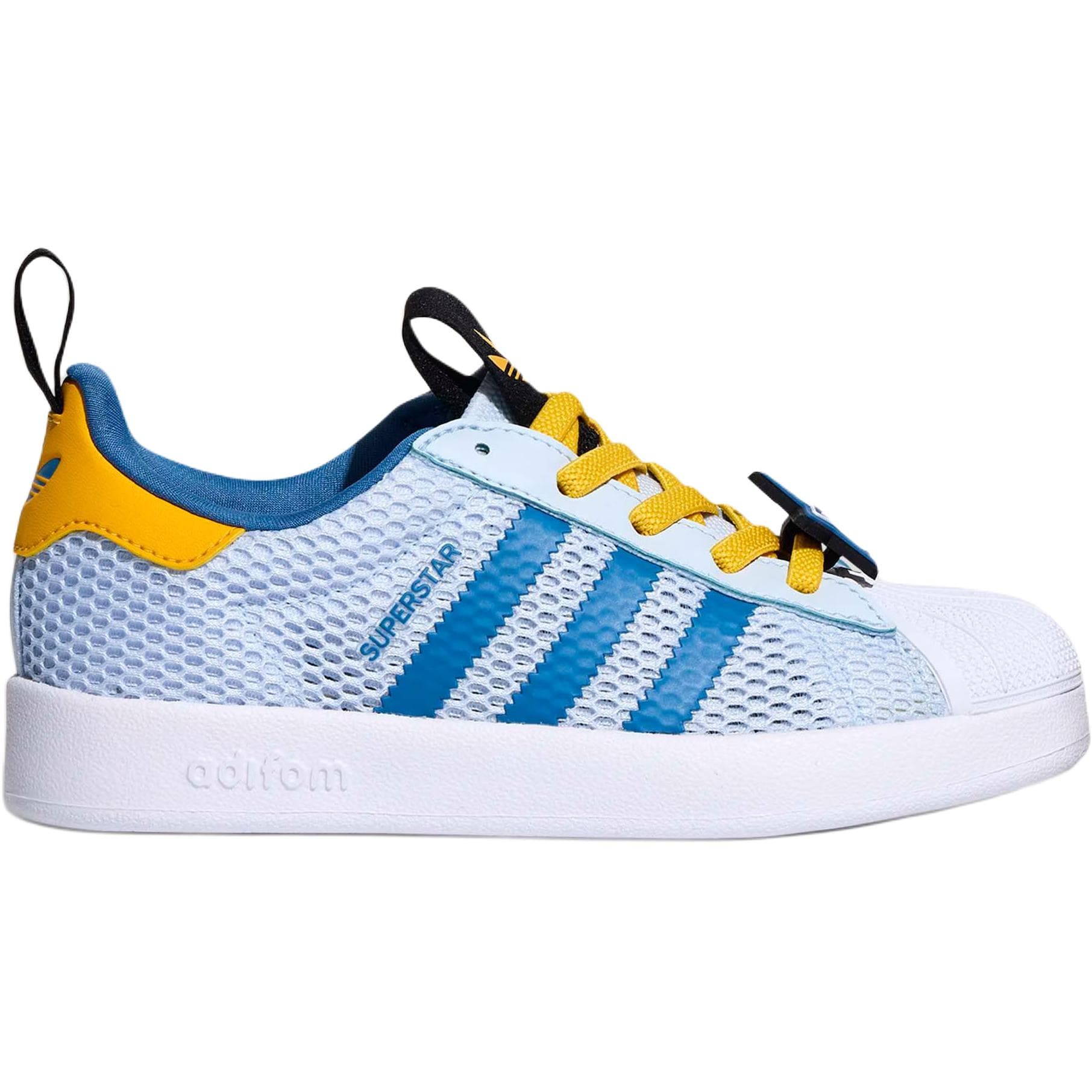 Кроссовки Adidas Originals AdiFOM Superstar 360 Low Топ Детский Скейтбординг Обувь Сине-белый Детский - изображение 2
