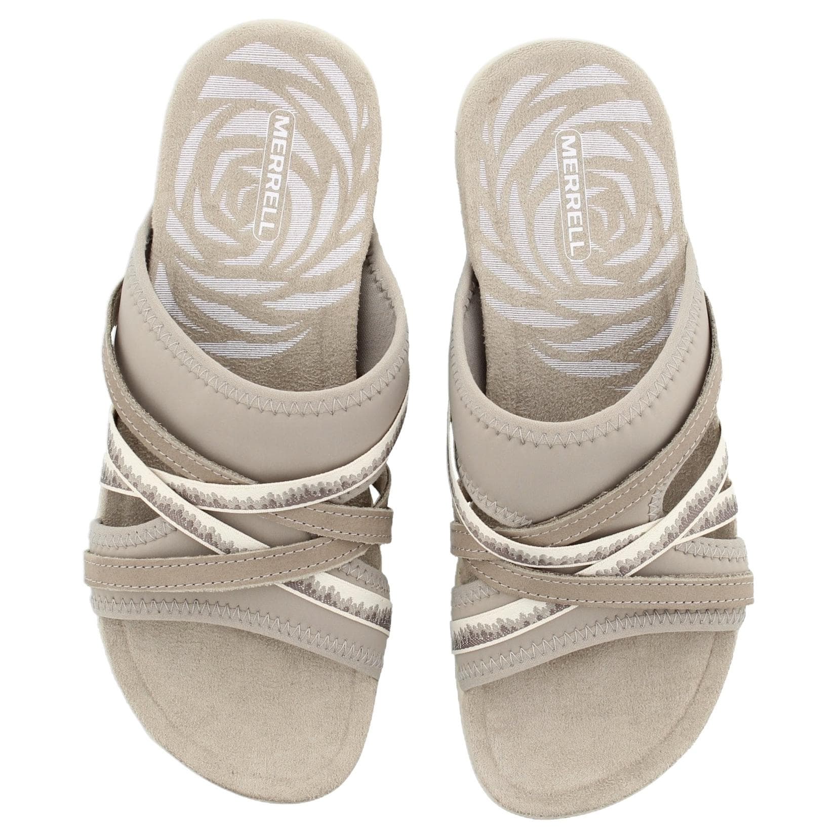 Сандалии MERRELL Шлепанцы Женские Серый Коричневый - изображение 5