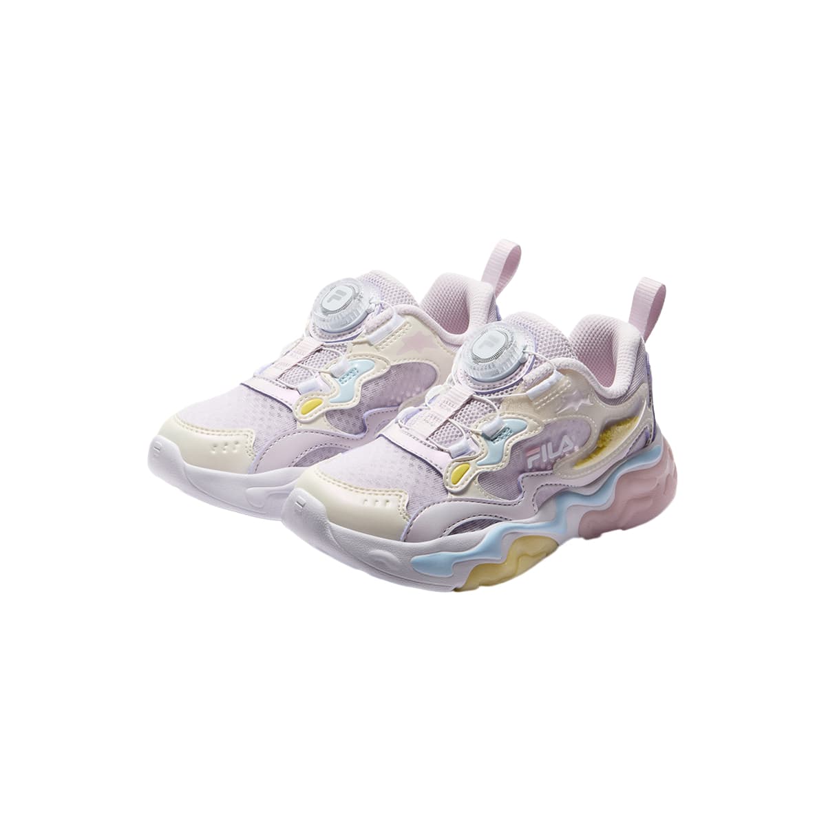 Кроссовки FILA KIDS Синтетическая кожа текстиль противоскользящий амортизация поддержка устойчивость к истиранию низкий топ - изображение 3