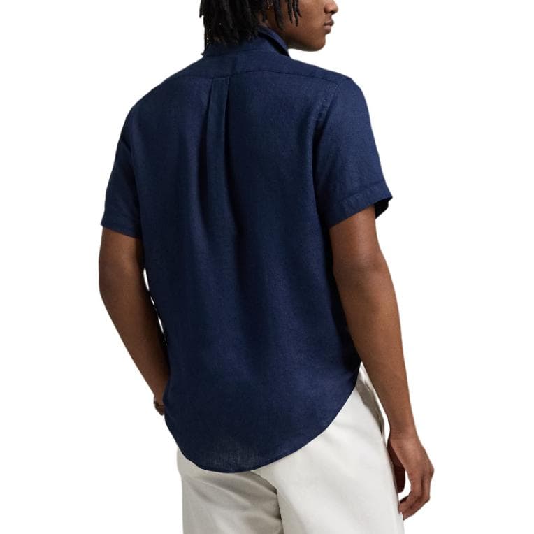 Рубашка Polo Ralph Lauren Logo Button-Up Shirt Navy - изображение 4