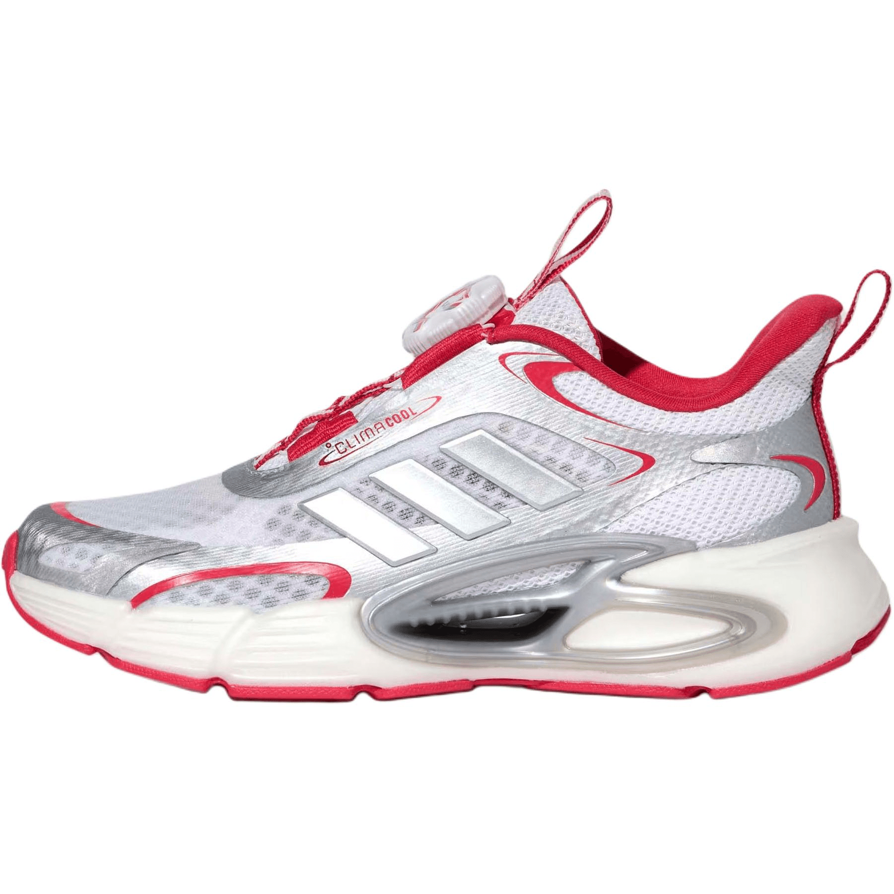 Кроссовки Adidas Climacool противоскользящие устойчивые к истиранию низкий отскок беговые кроссовки белый серебряный красный - изображение 1