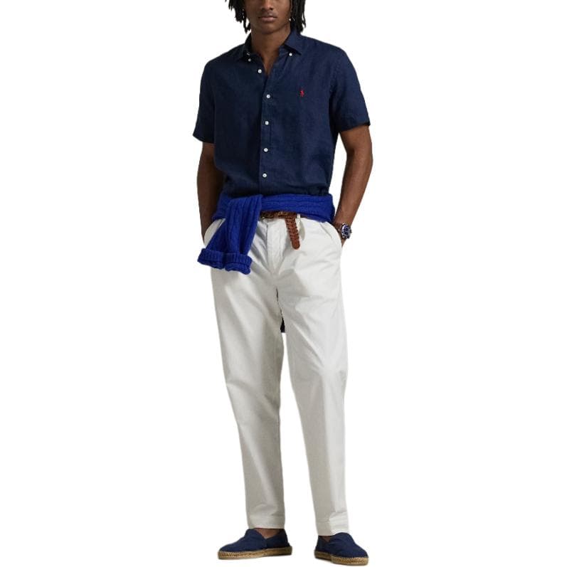 Рубашка Polo Ralph Lauren Logo Button-Up Shirt Navy - изображение 2
