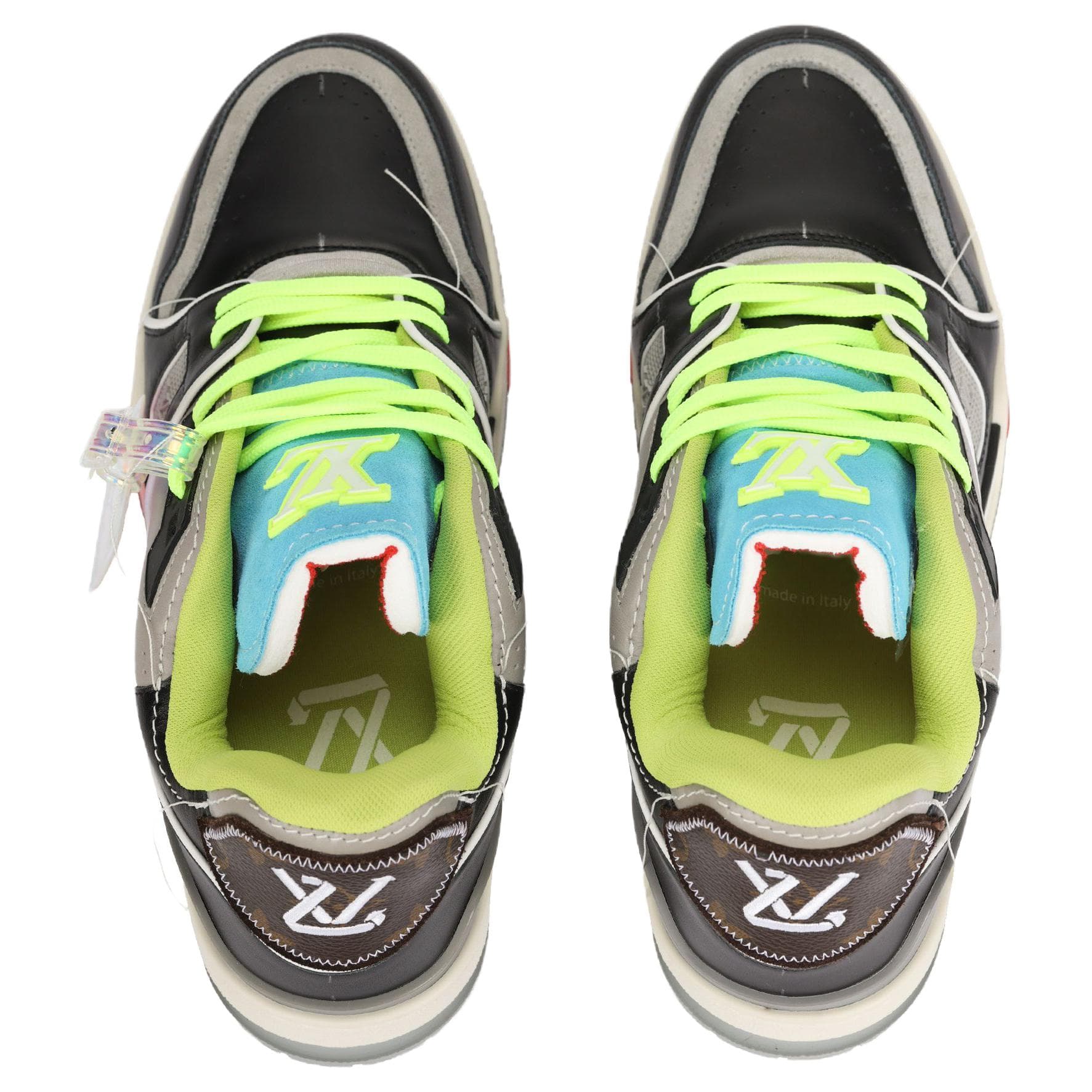 Кроссовки Louis Vuitton Trainer Sea Blue Black - изображение 3