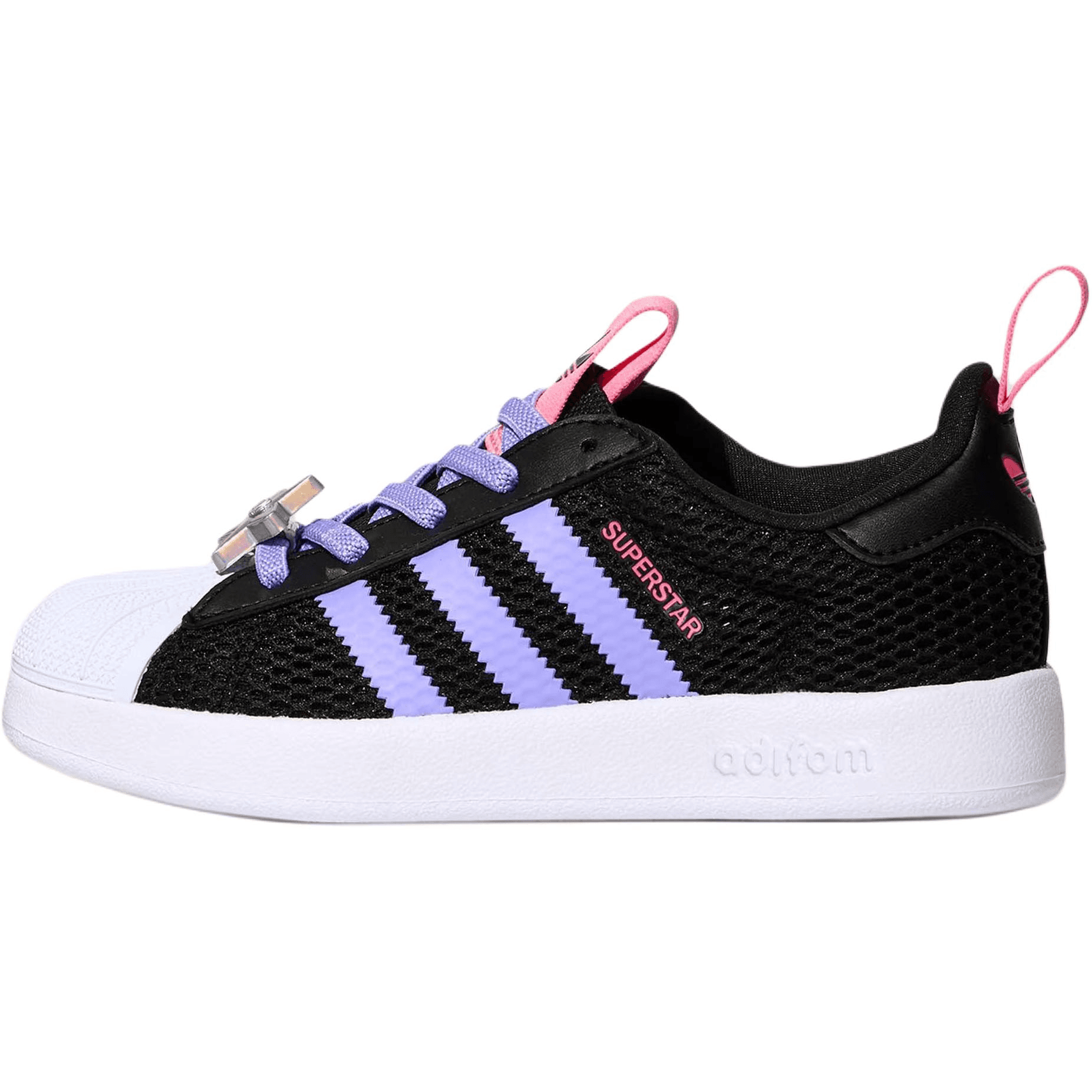 Кроссовки Adidas Originals AdiFOM Superstar 360 Low Топ Детский Скейтбординг Обувь Темный Светло-фиолетовый Детский - изображение 1