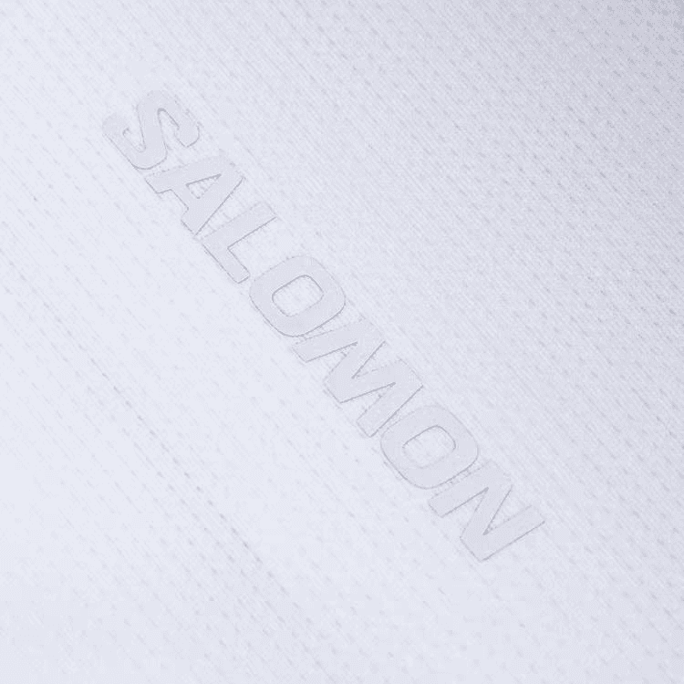 Salomon Прозрачный Белый Богиня Розовый Темно-Черный Женские Беговые Майки - изображение 2