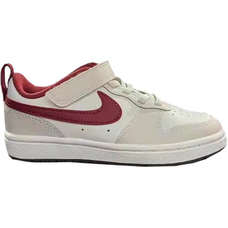 Кроссовки Nike Court Borough Low Топ Детские Скейтбординги Бежево-красный Детские Возраст 3-7 лет - изображение 2