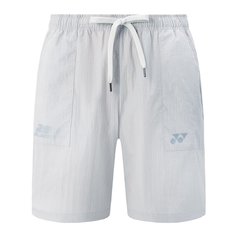 Шорты YONEX Light Gray Men's Casual Shorts YONEX Светло-серые мужские повседневные шорты - изображение 1