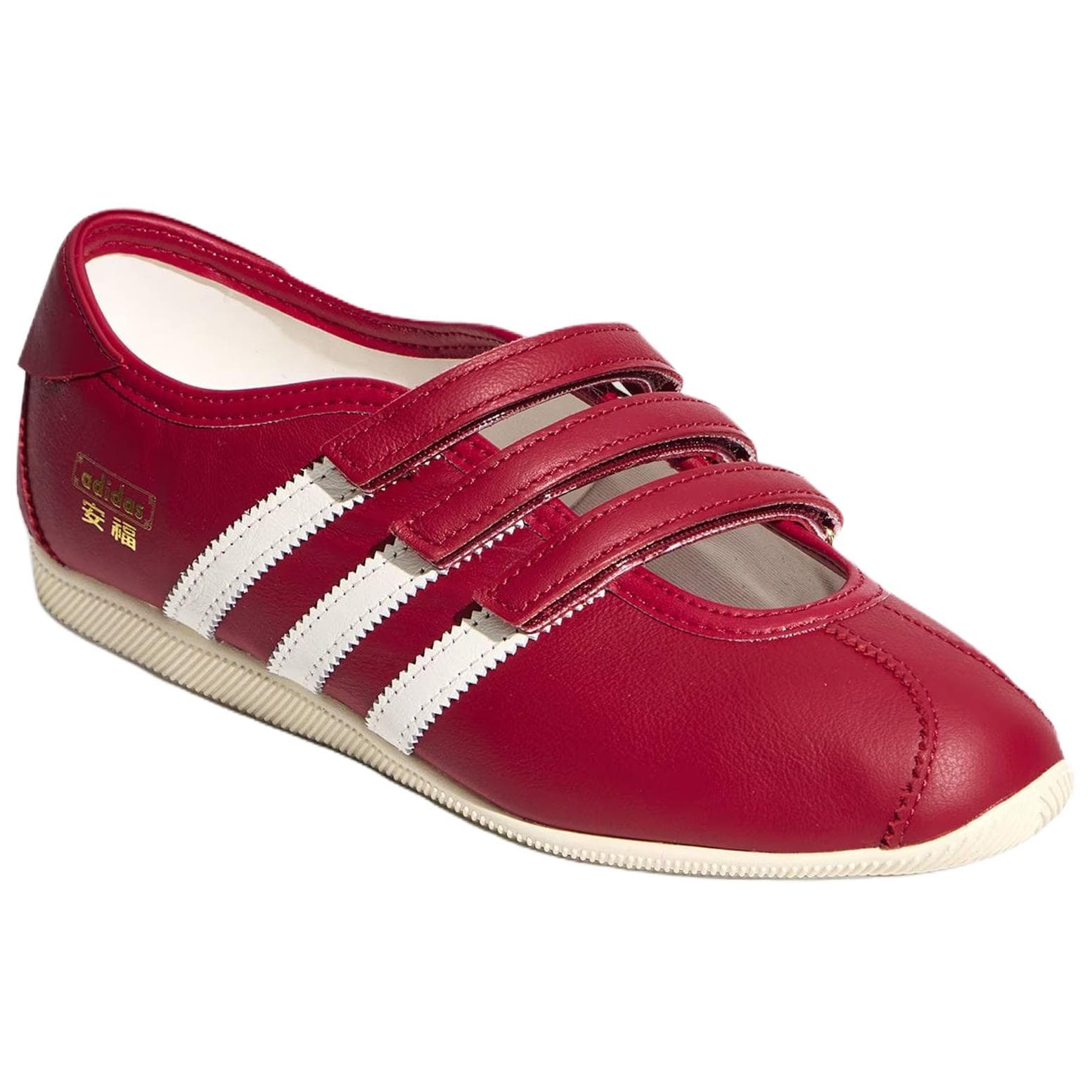 Adidas Originals ANFU Тонкие и Без Форма Туфли Мэри Джейн Женские Красные - изображение 3