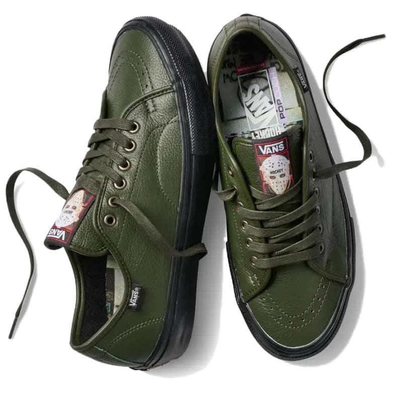 Кроссовки Vans X Hockey Skate AVE Classic VCU Устойчивые к истиранию Скейтборд Кроссовки Унисекс Зеленые - изображение 4