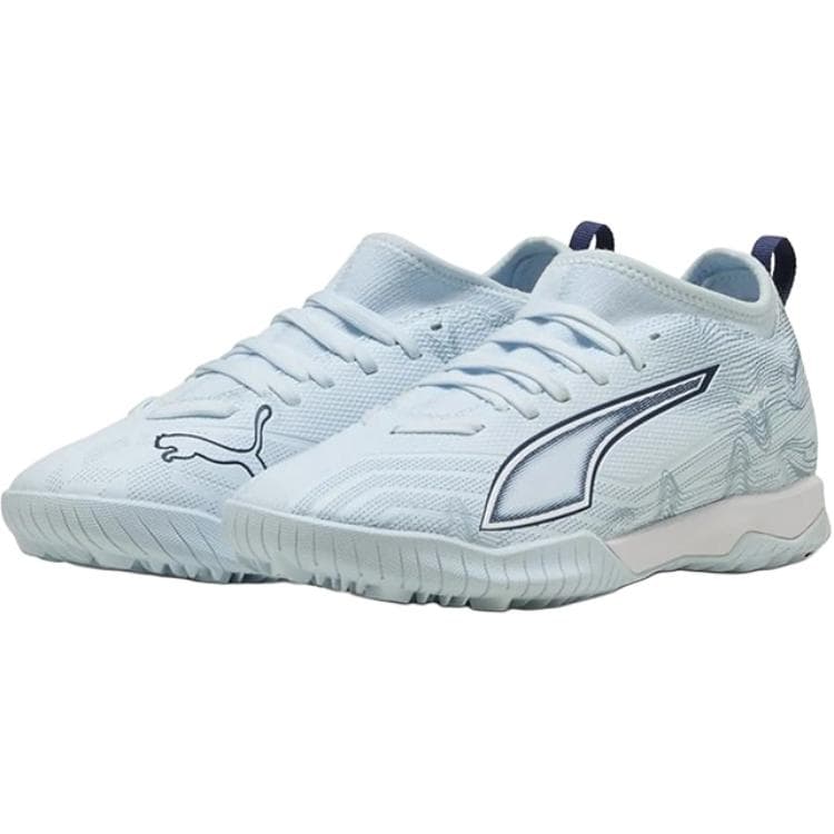 Бутсы PUMA ULTRA 6 Противоскользящие Устойчивые к истиранию MID Топ Футбольные бутсы Синие Детские - изображение 3