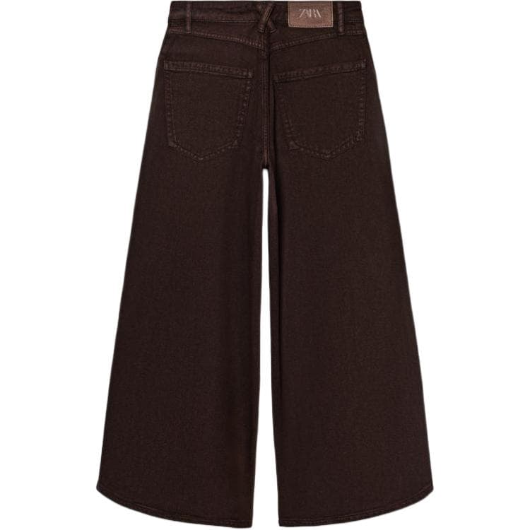 Джинсы ZARA Коричневый Женские Джинсы - изображение 2