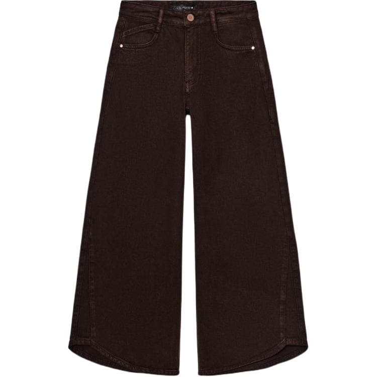 Джинсы ZARA Коричневый Женские Джинсы - изображение 1