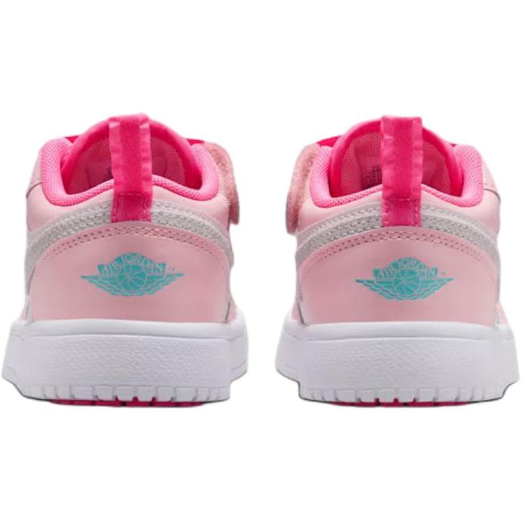 Кроссовки для баскетбола Jordan Air Jordan 1 Low Top Детские баскетбольные кроссовки Розовые Белые Малыш - изображение 5