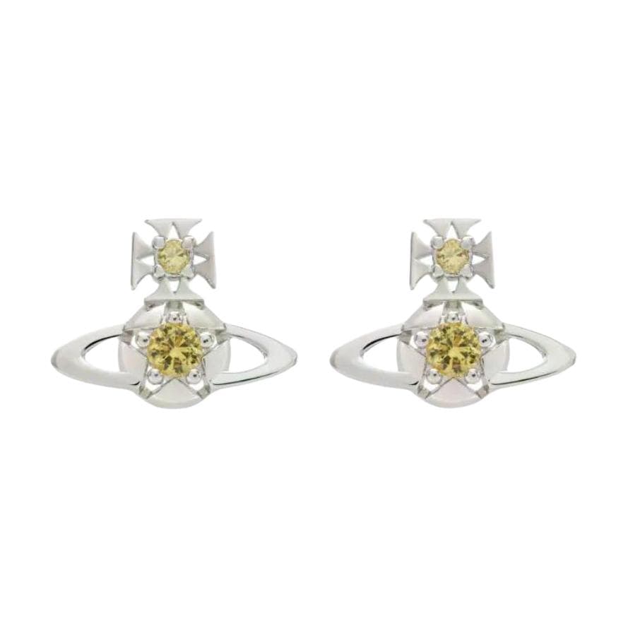 Серьги Vivienne Westwood Серьги сферической формы из латуни, женские, серебристые - изображение 2