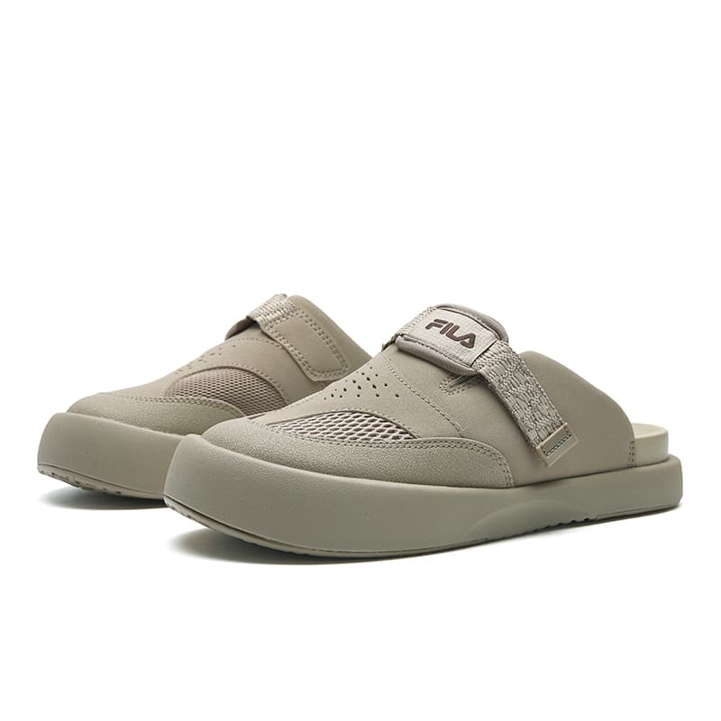 Сандалии fila SMILA Закрытые тапочки Женские Дюна Коричневый - изображение 3