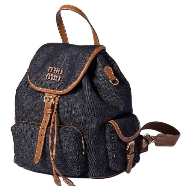 Рюкзак MIU MIU Denim Logo - изображение 2