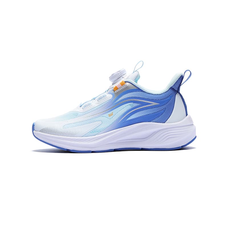 Кроссовки 361°KIDS Lightling 2,0 Противоскользящие Износостойкие Дышащие Амортизирующие и Легкие Беговые Кроссовки Белый Синий - изображение 1