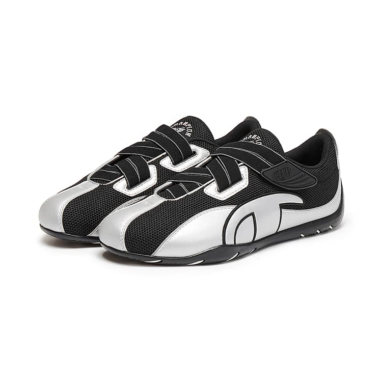 Кроссовки Champion Low Top Повседневная Обувь Женская Черный Серебряный Белый - изображение 3