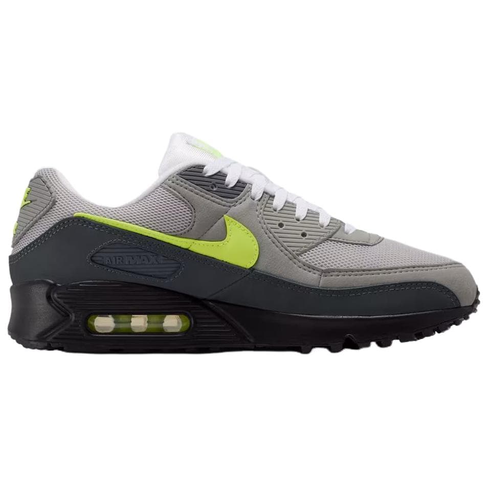 Кроссовки для бега Nike Air Max 90 Беговые кроссовки Мужские Серый Желтый - изображение 2