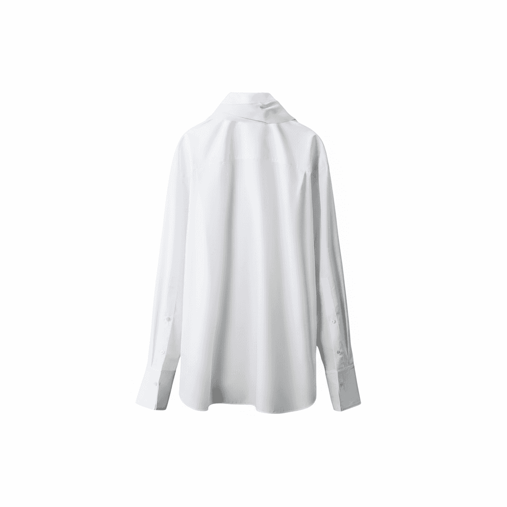 Блузка ZARA ZW Белые Женские Рубашки - изображение 3