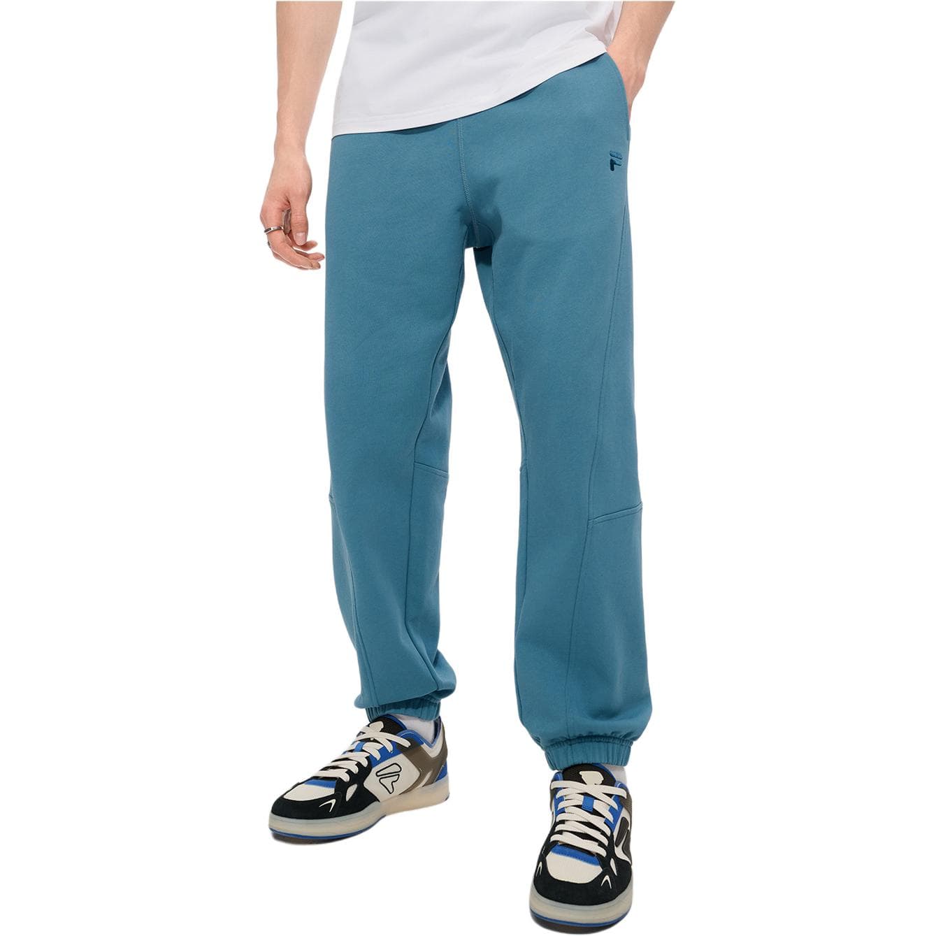 Штаны FILA FUSION Повседневные штаны Мужские Whisper Blue - изображение 3