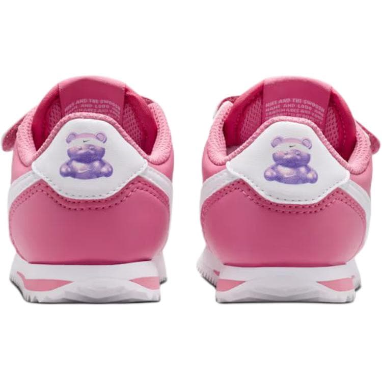 Кроссовки Nike Cortez Обувь для малышей Низкий Топ Розовый Белый Малыш - изображение 5