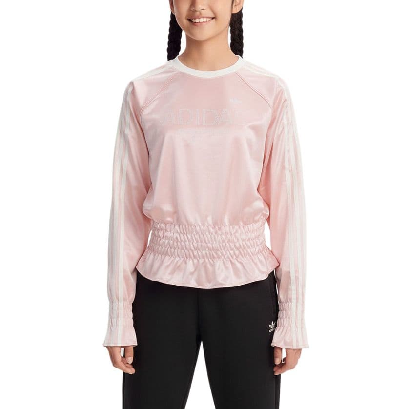 Футболка Adidas Originals Pearl Powder Light Pink Satin Kids T-Shirts - изображение 1