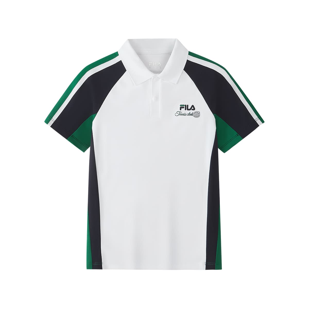 Футболка FILA KIDS Выступление Fpf Короткий рукав T-рубашка Нефритовый белый для детей - изображение 1